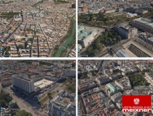 Wien 3d collage